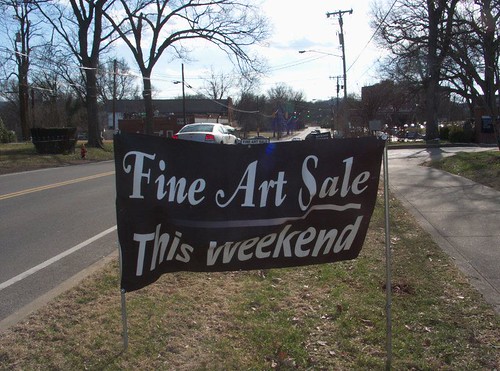 Ad Banner for Fine Art Sale
