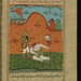 Abridgment of the Book of Kings (Shahnama), Rustam cuts of the head of Arzhang Dīv (the sixth feat), Walters Art Museum Ms. W.597, fol. 47b