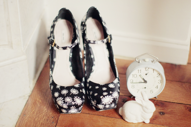 miu miu shoes - Vintage clock - Urban Outfitters bunny