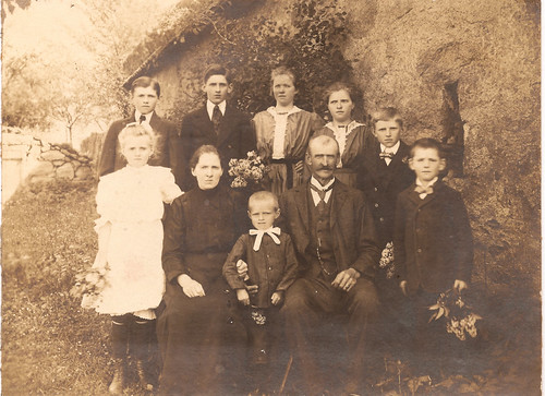 Simanek Family Photo - Předmíř, Czechoslovakia
