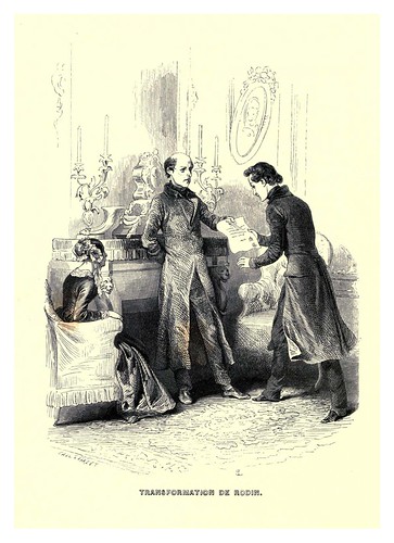 013-Transformacion de Rodin-Le juif errant 1845- Eugene Sue-ilustraciones de Paul Gavarni