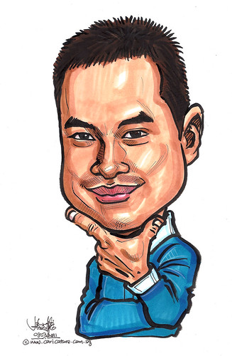 caricature for Ministry of Trade and Industry