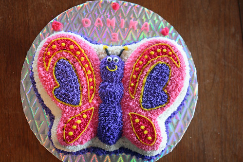 Danika's Butterfly Birthday Cake