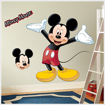 giant mickey kids decals