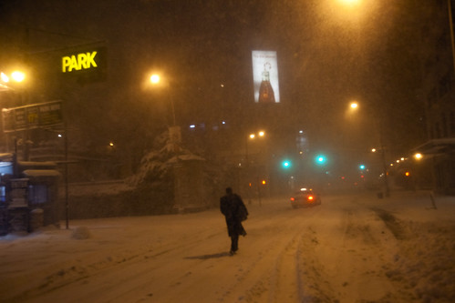 On Houston Street, New York Blizzard, January 26, 2011