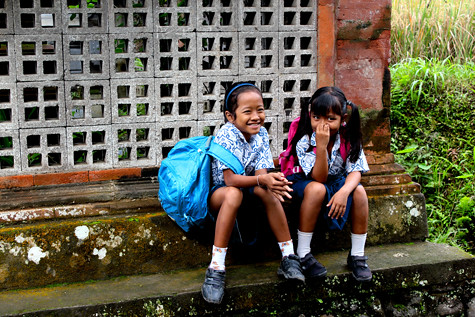 Balinese School Children