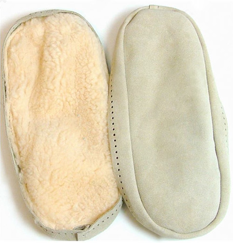 New suede slipper soles for my Bunny Hop slippers!