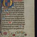 Illuminated Manuscript, Book of Hours, Decorated Initial, Walters Art Museum Ms. W.165, fol. 14r