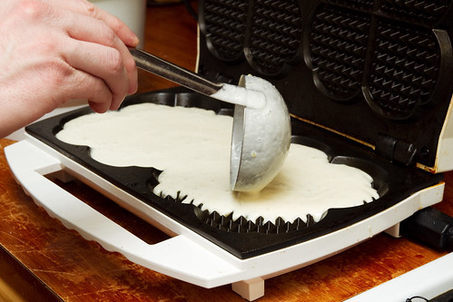 Making waffles!
