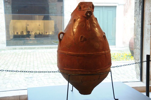 Large clay fired vessel