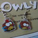 Shrinky-Dink Owly earings by Melissa! • <a style="font-size:0.8em;" href="//www.flickr.com/photos/25943734@N06/5505432252/" target="_blank">View on Flickr</a>