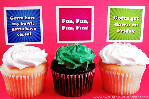 Friday Rebecca Black cupcakes copy