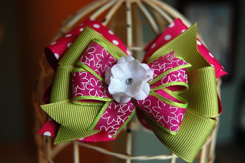 hair bow for giveaway