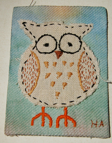 Embroidered Owl 01