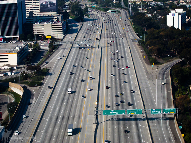 405 South on approach