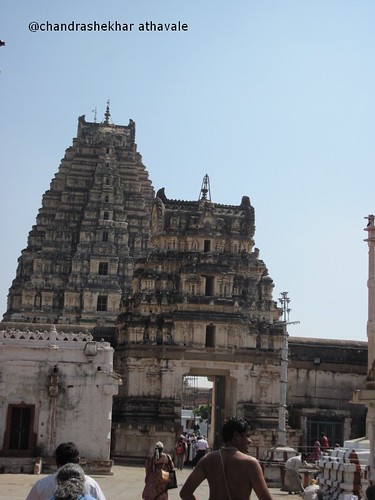 Twin towers of virupaksh mandir