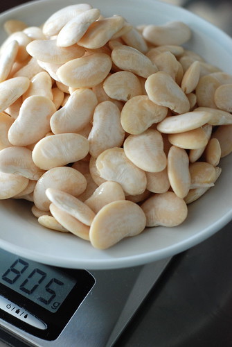 soaked giant white beans/leotatud valged hiidoad