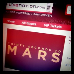 Going to see 30 Seconds to Mars in April