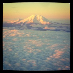Taken from 20,000 feet, Mount Rainer near Seattle, Wa. Submitted to @shootingstar18 for the #shootingstar18clouds challenge. by ObieVIP