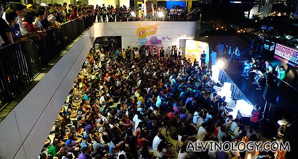 Over 1000 youths were gathered at Scape for the Singapore Dance Delight Vol. 2 Prelims