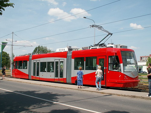 DC streetcar being tested in Ostrava, Czech Republic