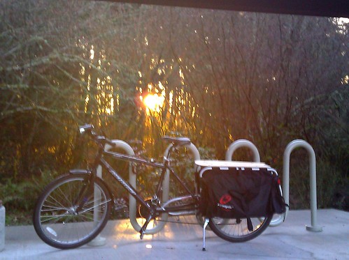 bike at dawn