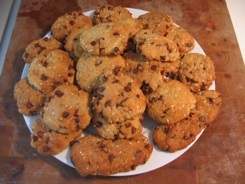 Cookies au chocolat et au sésame 02