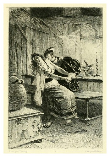 015-El rey se divierte-Illustration des oeuvres complètes de Victor Hugo (Volume 1) 1885 - Flameng, François