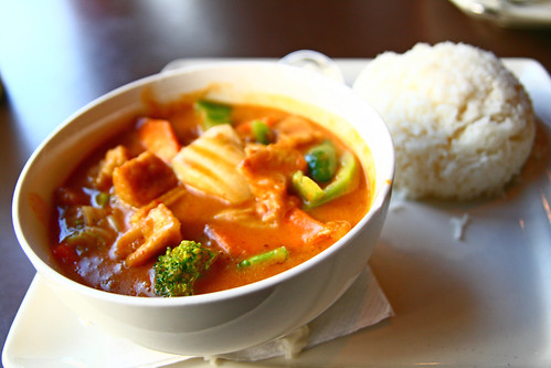 Panang Curry with Tofu at Thai Place Kansas City