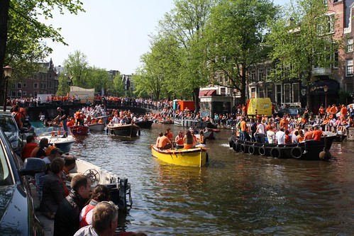 Canal and crowds