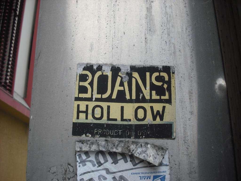 BOANS HOLLOW sticker - Oakland, Ca
