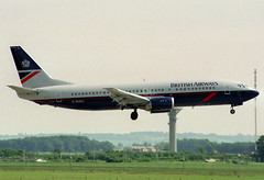 British Airways B737-4Q8 G-BUHJ TLS 22/05/1993