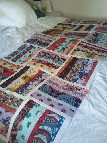 fenced in quilt, coming along
