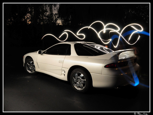 nightphotography nikon 1997 mitsubishi sportscar 3000gt d90