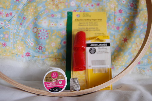 Hand quilting supplies