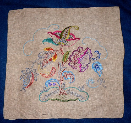 Jacobean Pattern embroidery