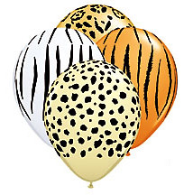 safari print balloons
