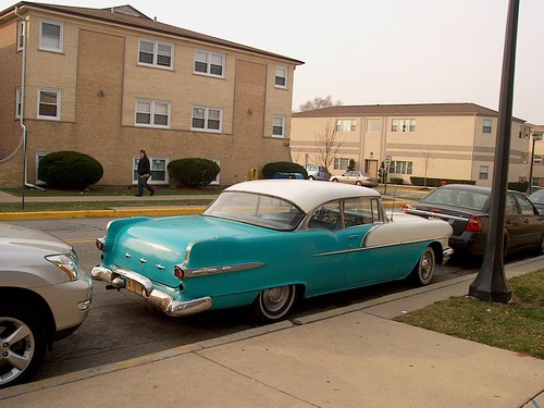 A classic American automobile from the 1950's. Elmwood Park Illinois USA. November 2006. by Eddie from Chicago