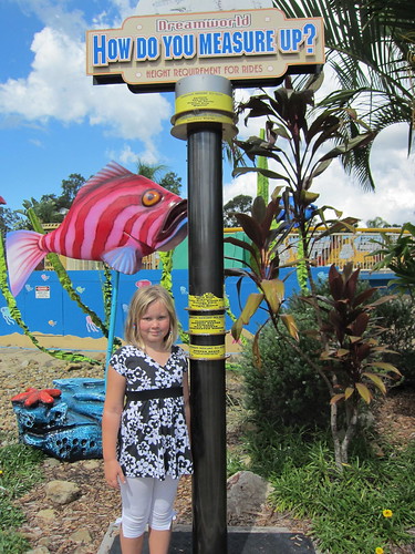 Finally tall enough for ALL the rides at Dreamworld