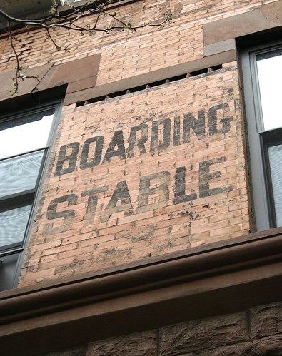 Boarding Stable Sign