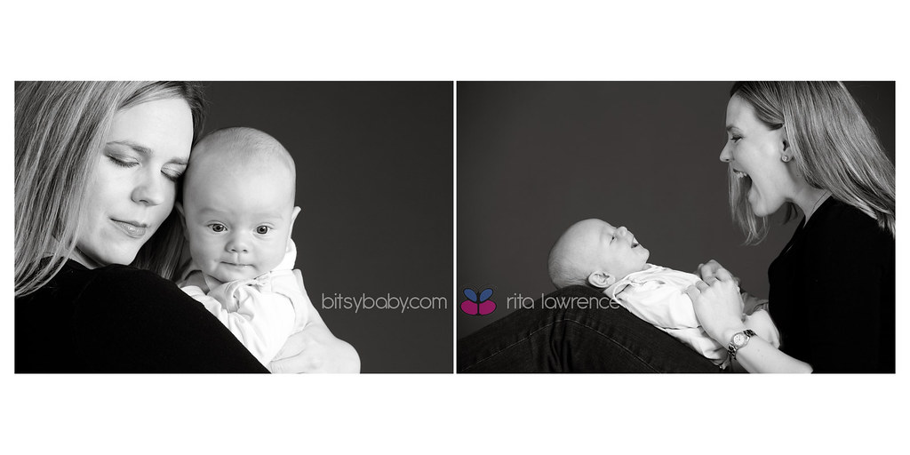baby photography studio black and white