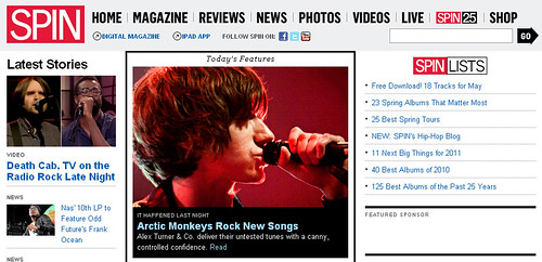 Arctic Monkeys on SPIN.com
