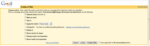Gmail Filtering 2