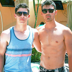 Jonas Brothers on The Beach
