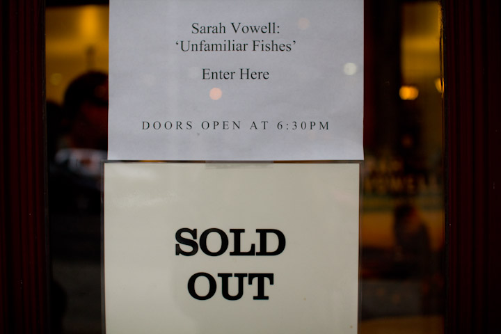 Sarah Vowell at Town Hall.