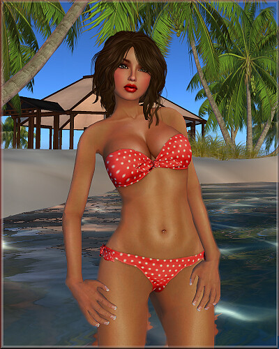 Lolita Oleander's Red Bikini