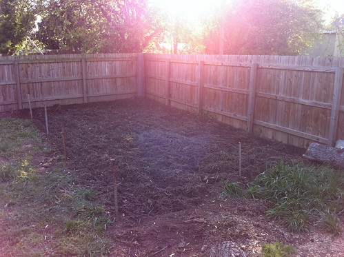 Garden patch=tilled and ready