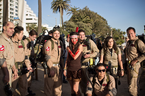 zombie indian girl and the ghostbusters