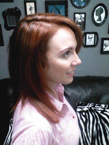 copper orange hair color. ASHLEY#39;S NEW HAIR COLOR,