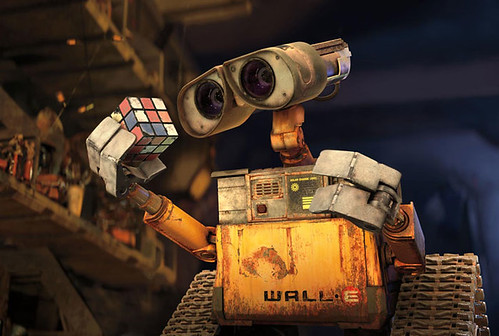 WALL-E and Rubik's Cube